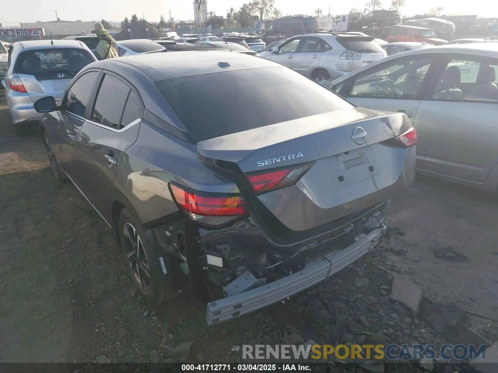 3 Photograph of a damaged car 3N1AB8CV8SY227503 NISSAN SENTRA 2025