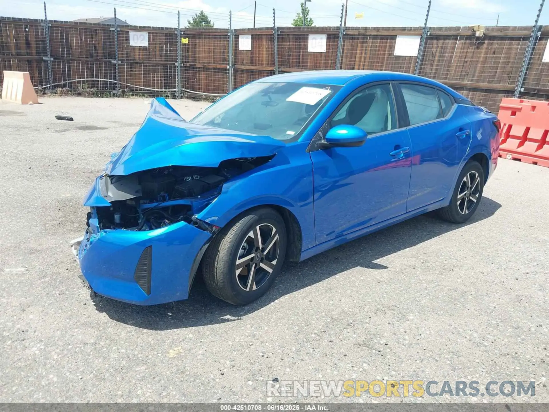 2 Photograph of a damaged car 3N1AB8CV8SY240168 NISSAN SENTRA 2025