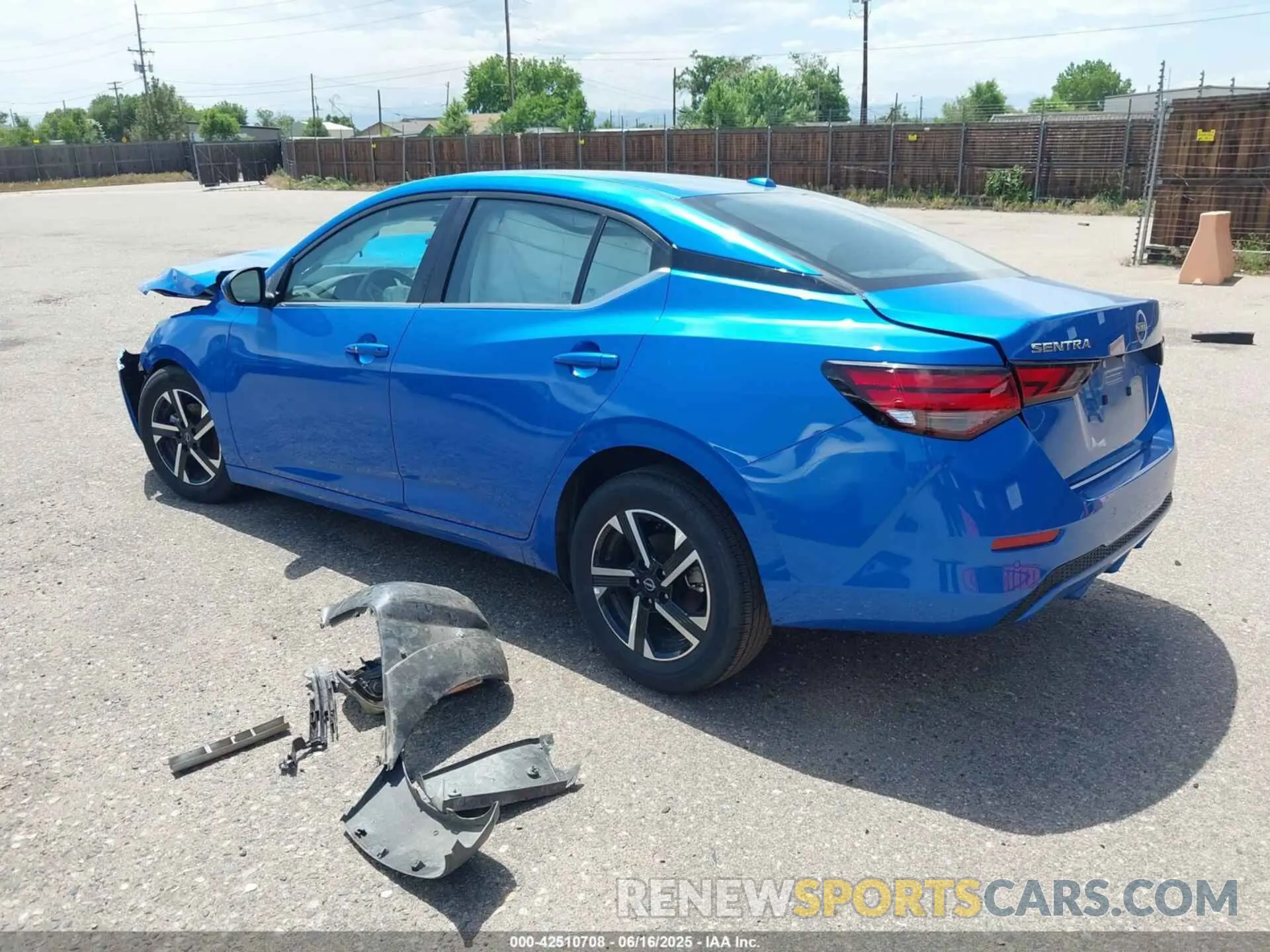 3 Photograph of a damaged car 3N1AB8CV8SY240168 NISSAN SENTRA 2025