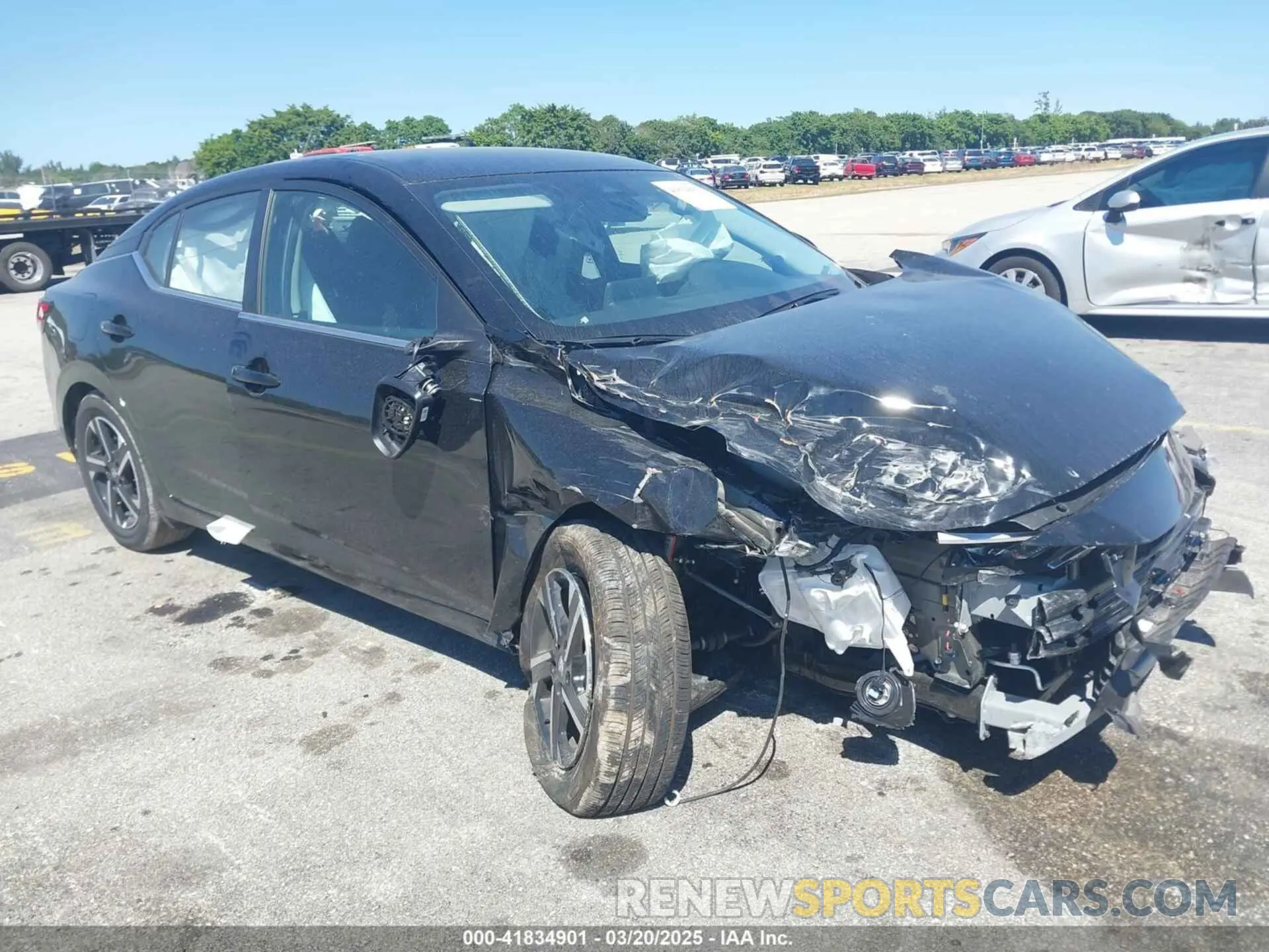 1 Photograph of a damaged car 3N1AB8CV8SY257696 NISSAN SENTRA 2025