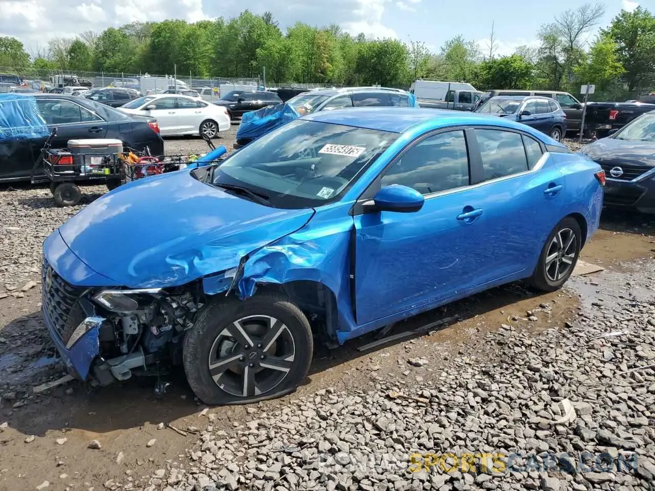 1 Photograph of a damaged car 3N1AB8CV8SY276720 NISSAN SENTRA 2025