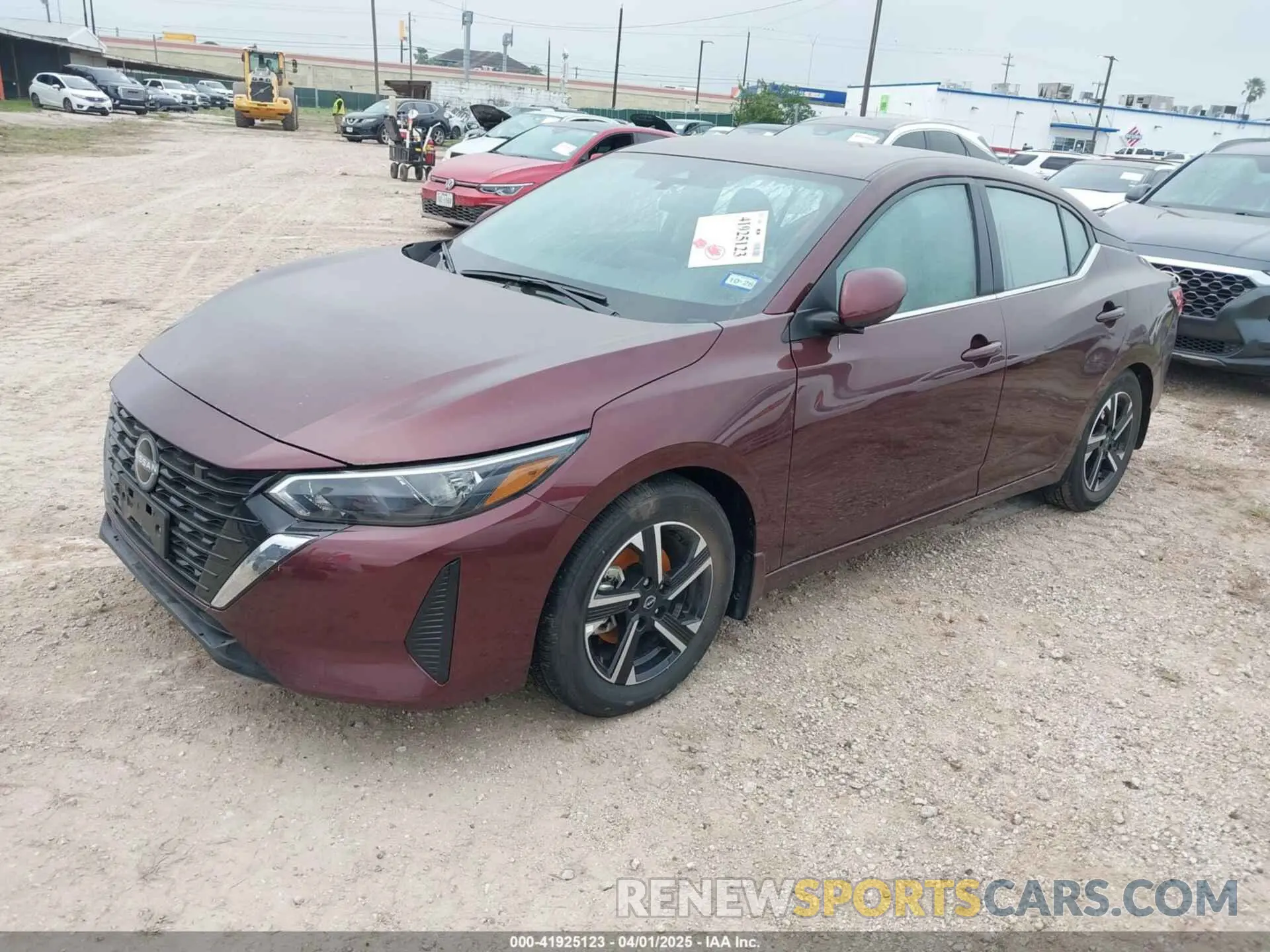 2 Photograph of a damaged car 3N1AB8CV9SY213433 NISSAN SENTRA 2025