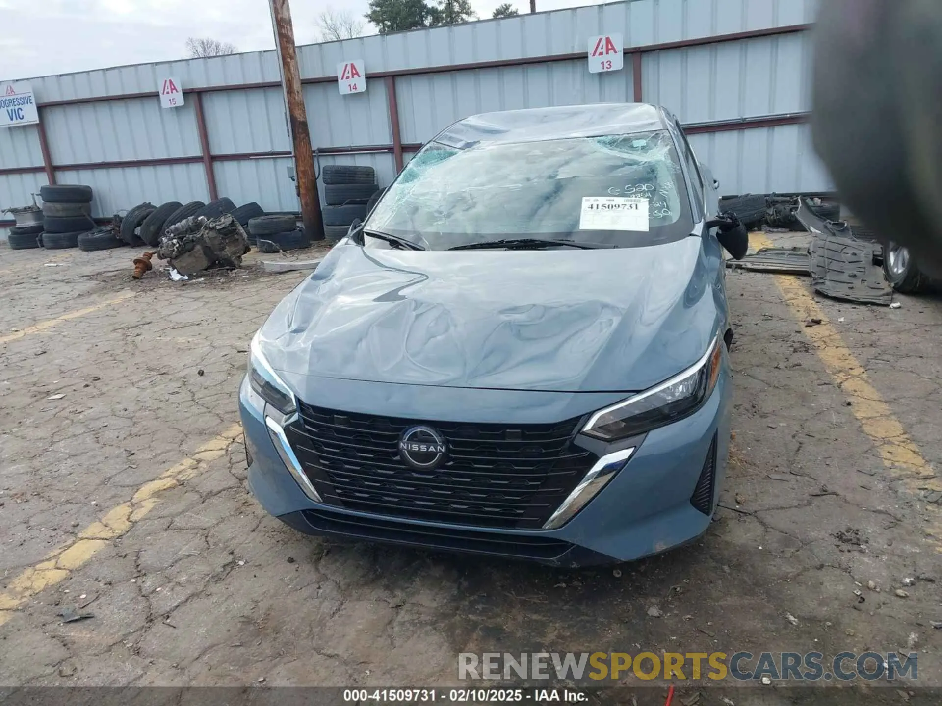 12 Photograph of a damaged car 3N1AB8CV9SY228854 NISSAN SENTRA 2025