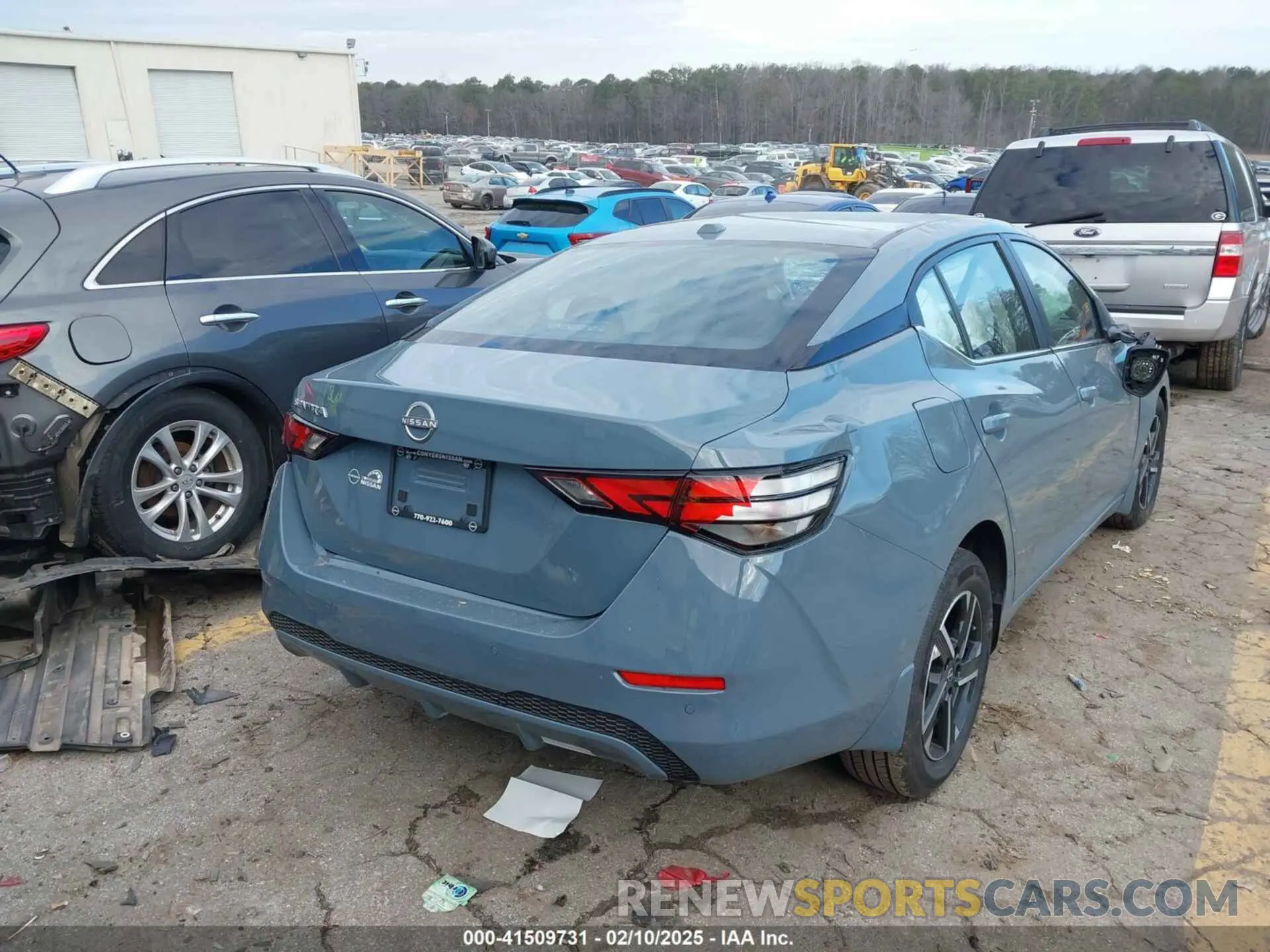 4 Photograph of a damaged car 3N1AB8CV9SY228854 NISSAN SENTRA 2025
