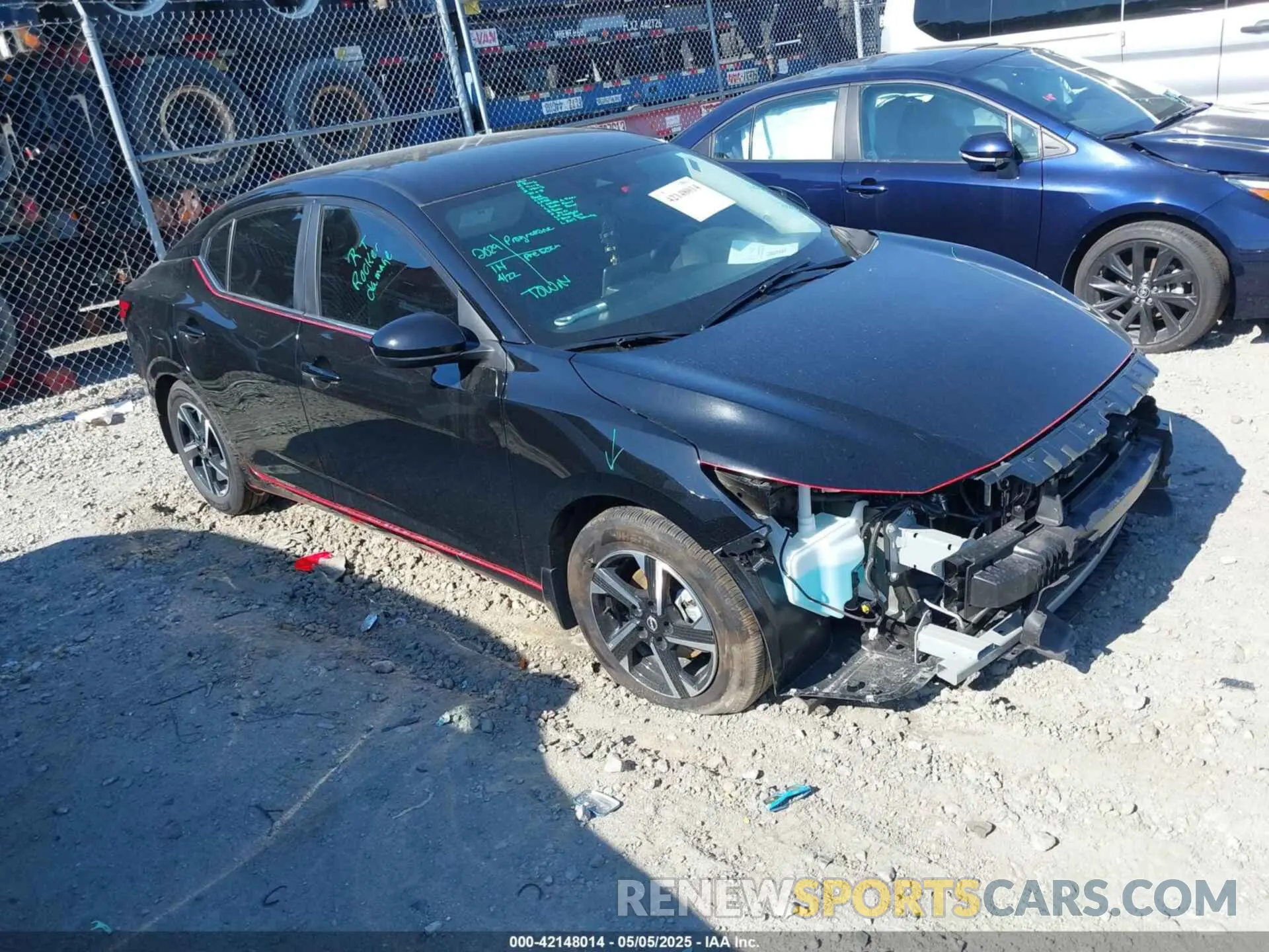1 Photograph of a damaged car 3N1AB8CV9SY236498 NISSAN SENTRA 2025