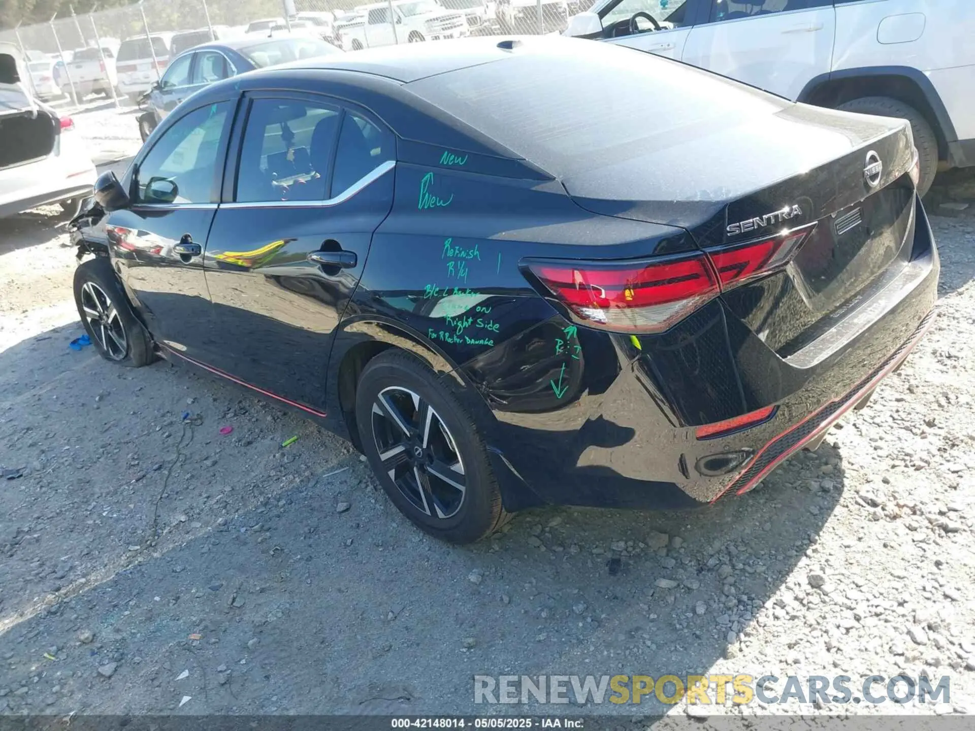 3 Photograph of a damaged car 3N1AB8CV9SY236498 NISSAN SENTRA 2025
