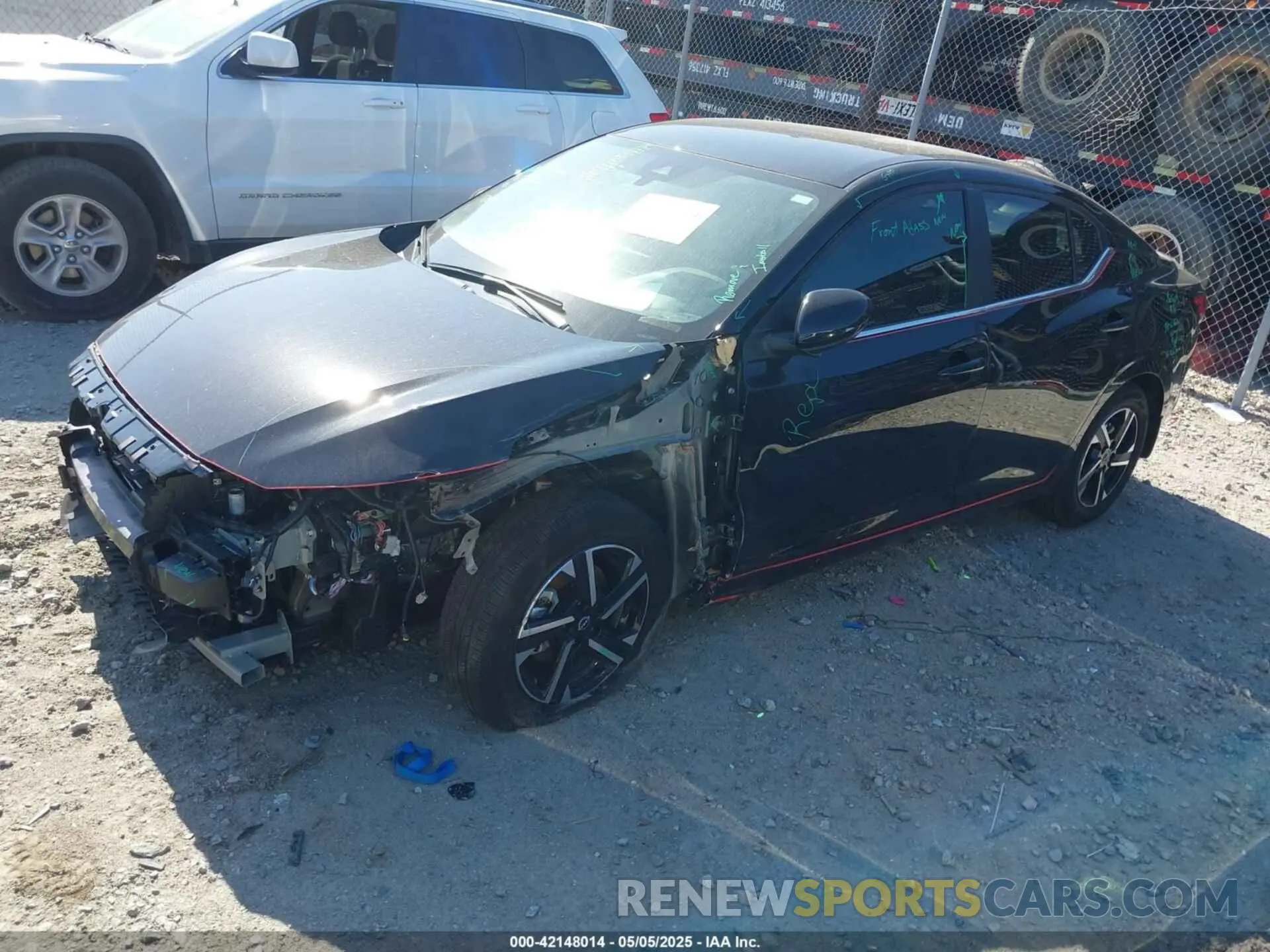 4 Photograph of a damaged car 3N1AB8CV9SY236498 NISSAN SENTRA 2025