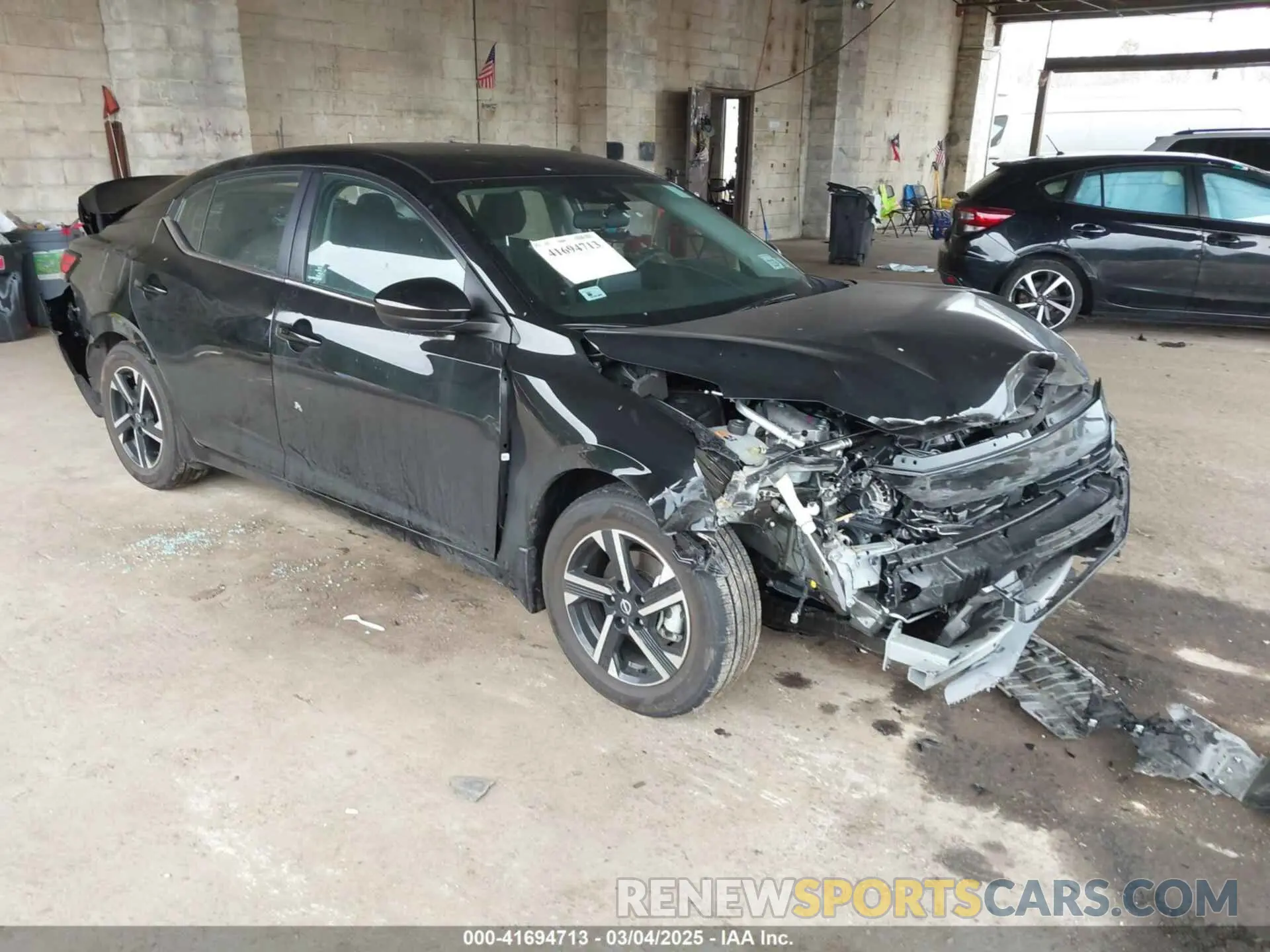 1 Photograph of a damaged car 3N1AB8CV9SY246478 NISSAN SENTRA 2025