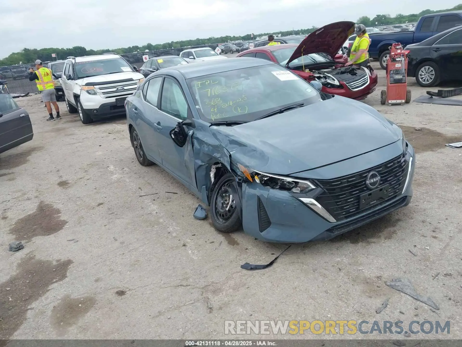 1 Photograph of a damaged car 3N1AB8CV9SY250644 NISSAN SENTRA 2025
