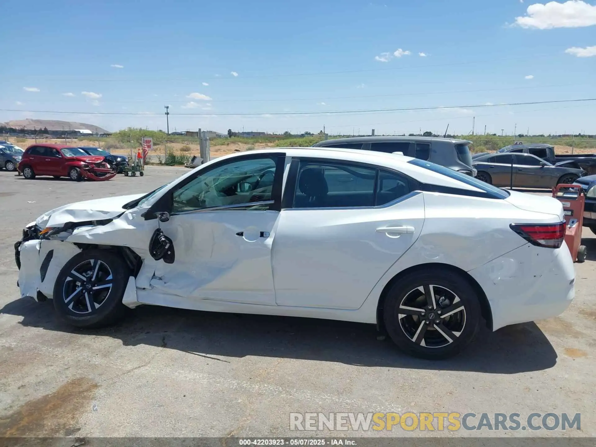 13 Photograph of a damaged car 3N1AB8CV9SY255777 NISSAN SENTRA 2025
