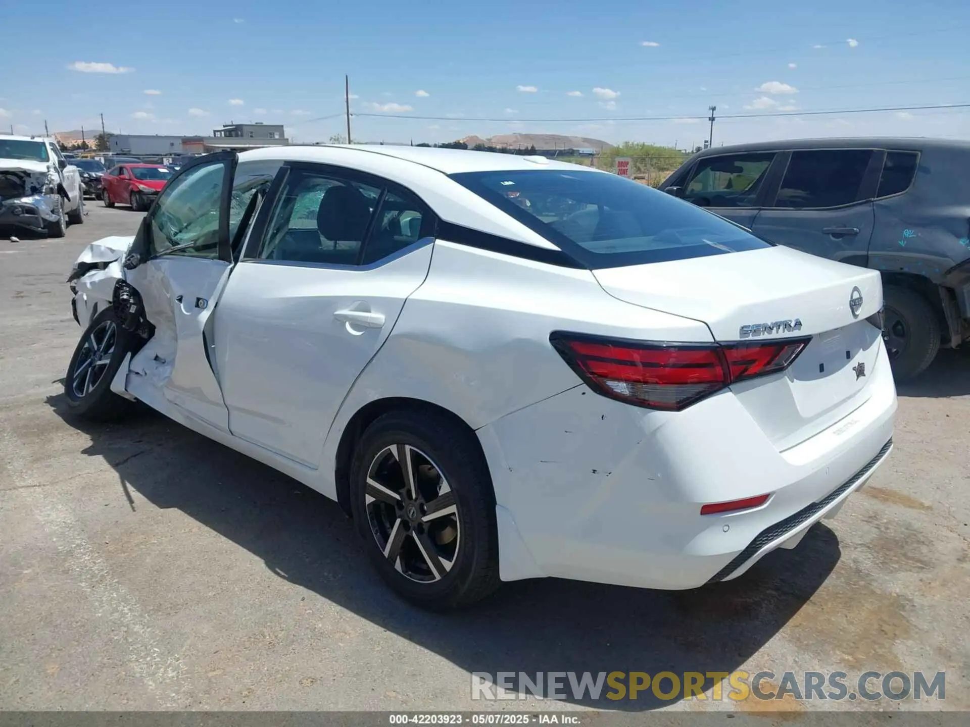 3 Photograph of a damaged car 3N1AB8CV9SY255777 NISSAN SENTRA 2025