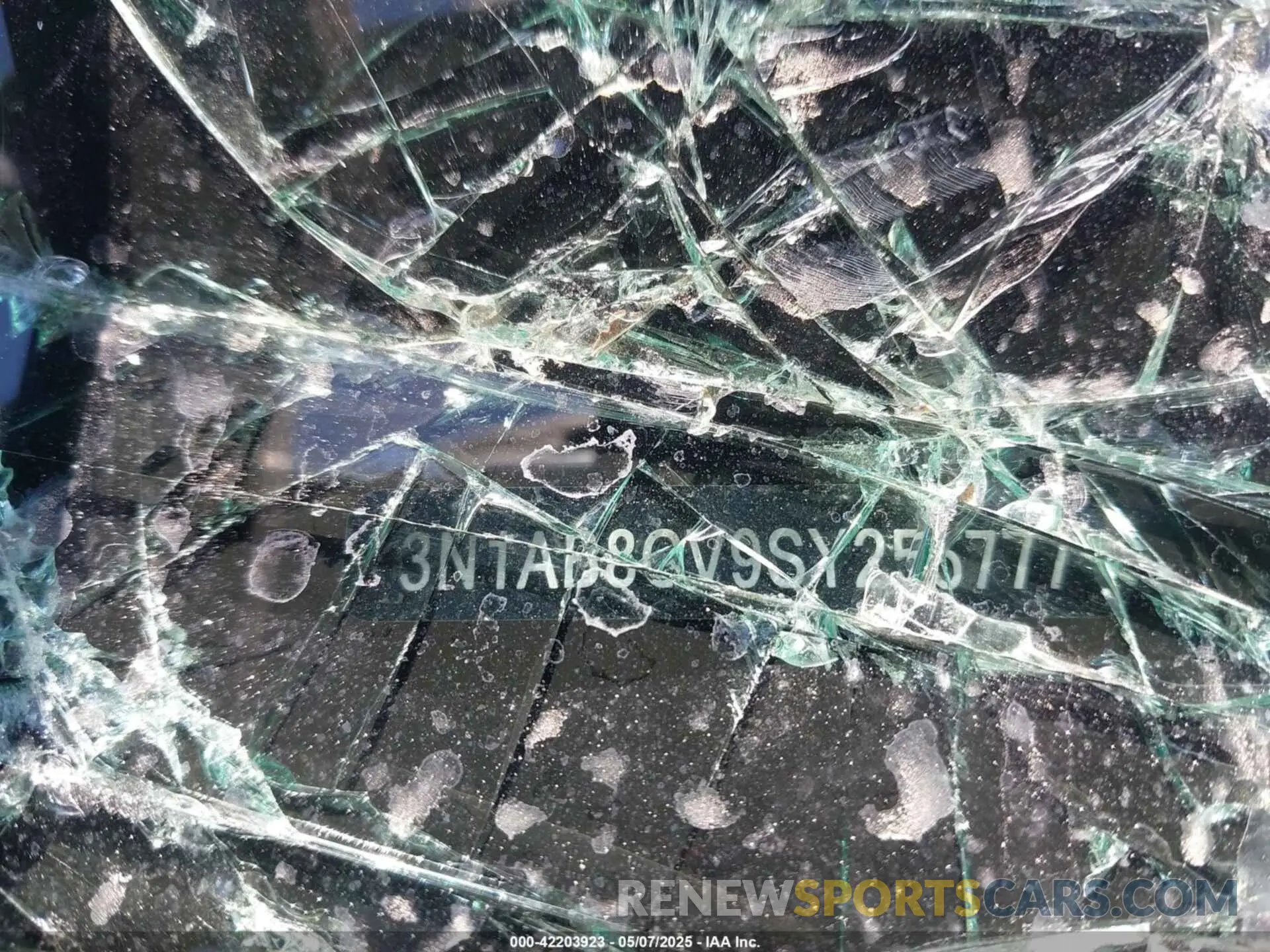 9 Photograph of a damaged car 3N1AB8CV9SY255777 NISSAN SENTRA 2025