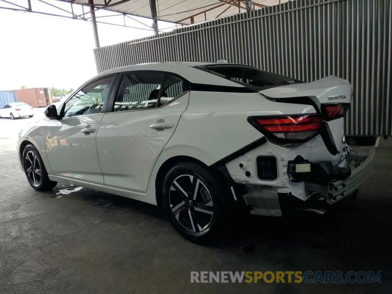 2 Photograph of a damaged car 3N1AB8CV9SY302869 NISSAN SENTRA 2025