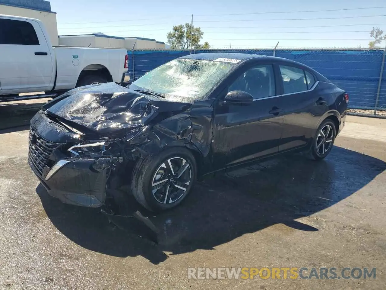 1 Photograph of a damaged car 3N1AB8CV9SY306677 NISSAN SENTRA 2025