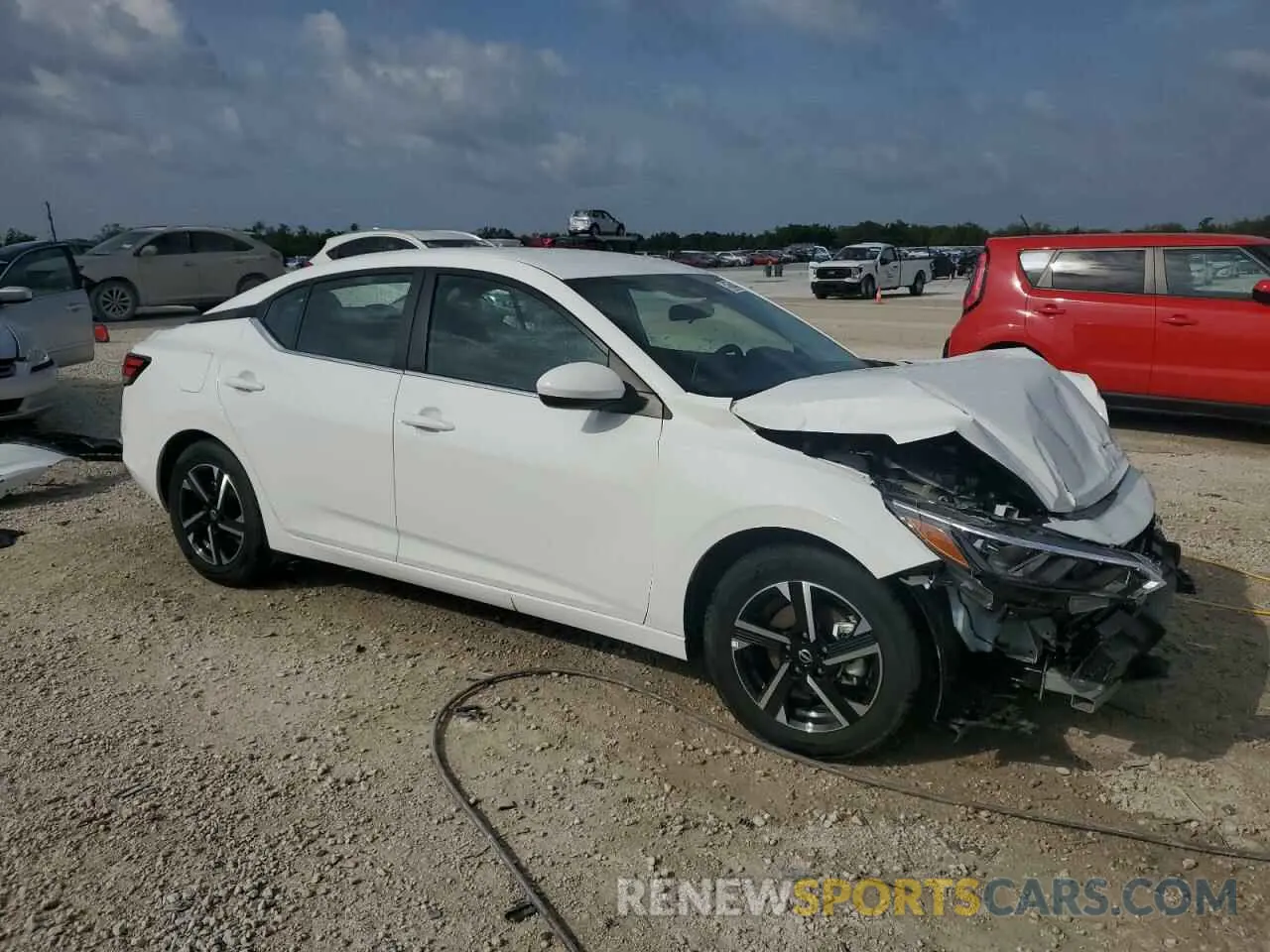 4 Photograph of a damaged car 3N1AB8CVXSY251558 NISSAN SENTRA 2025