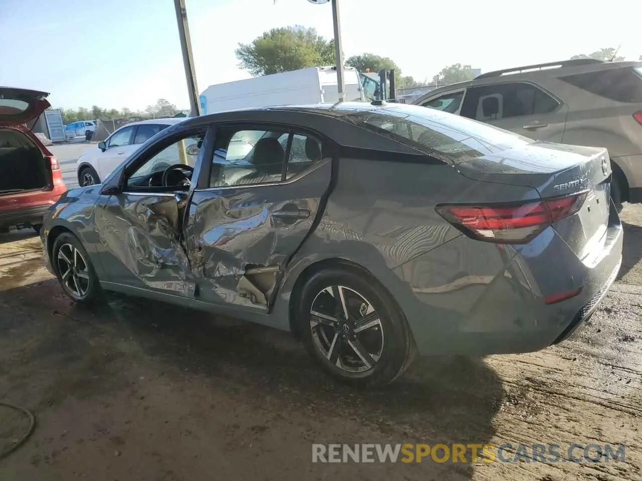 2 Photograph of a damaged car 3N1AB8CVXSY286603 NISSAN SENTRA 2025