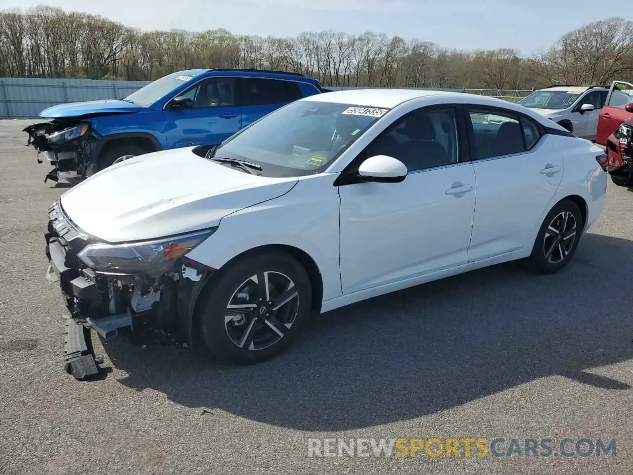 1 Photograph of a damaged car 3N1AB8CVXSY301987 NISSAN SENTRA 2025