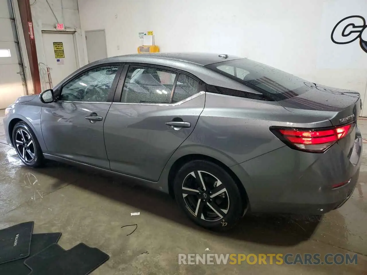 2 Photograph of a damaged car 3N1AB8CVXSY304484 NISSAN SENTRA 2025