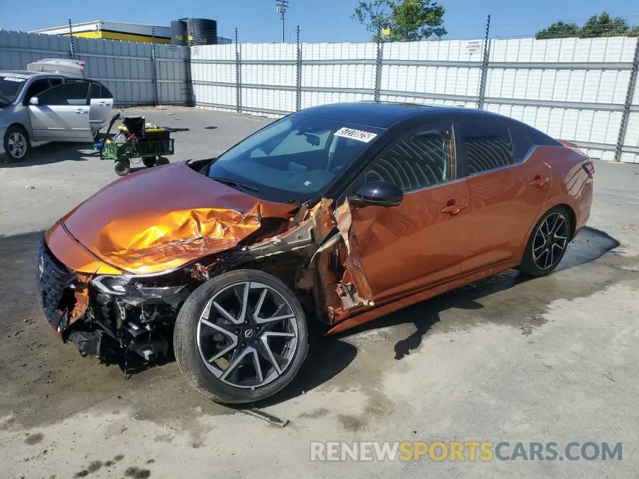 1 Photograph of a damaged car 3N1AB8DV0SY212475 NISSAN SENTRA 2025