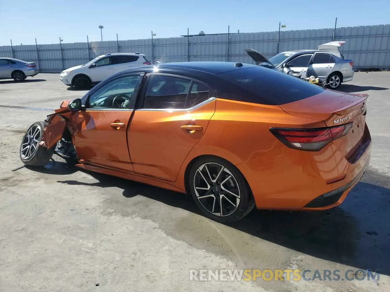 2 Photograph of a damaged car 3N1AB8DV0SY212475 NISSAN SENTRA 2025
