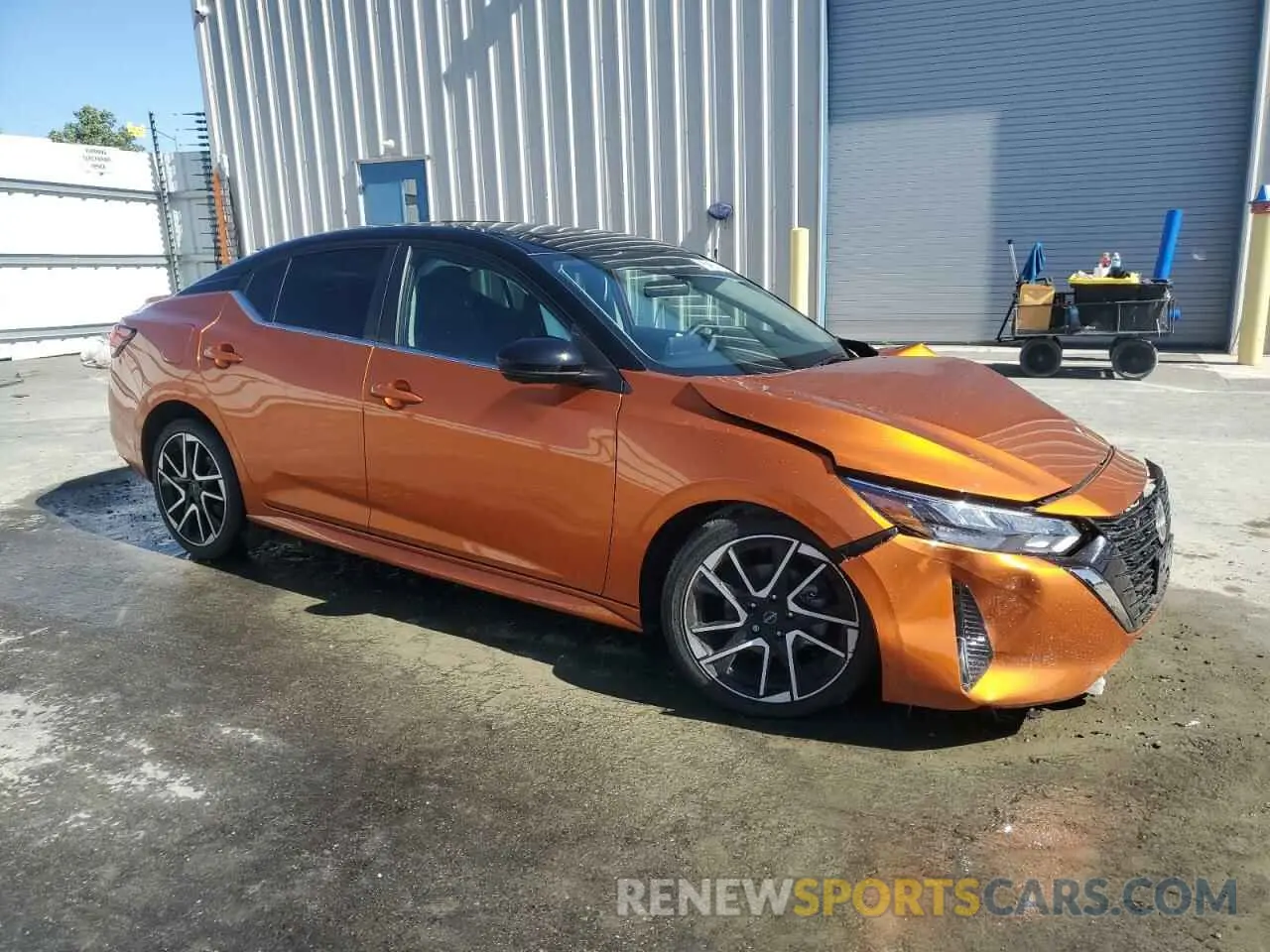 4 Photograph of a damaged car 3N1AB8DV0SY212475 NISSAN SENTRA 2025