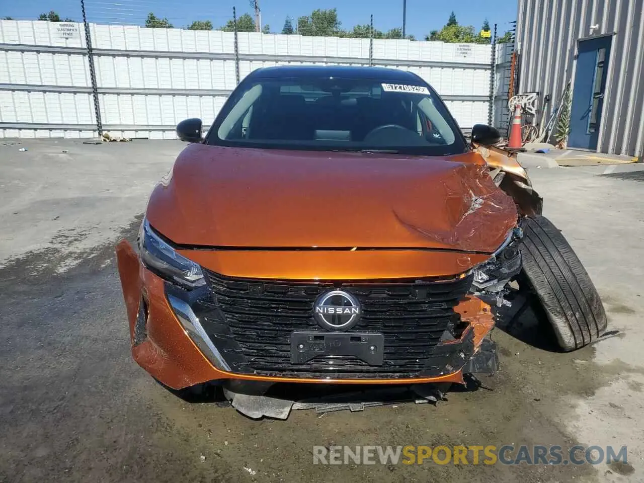 5 Photograph of a damaged car 3N1AB8DV0SY212475 NISSAN SENTRA 2025