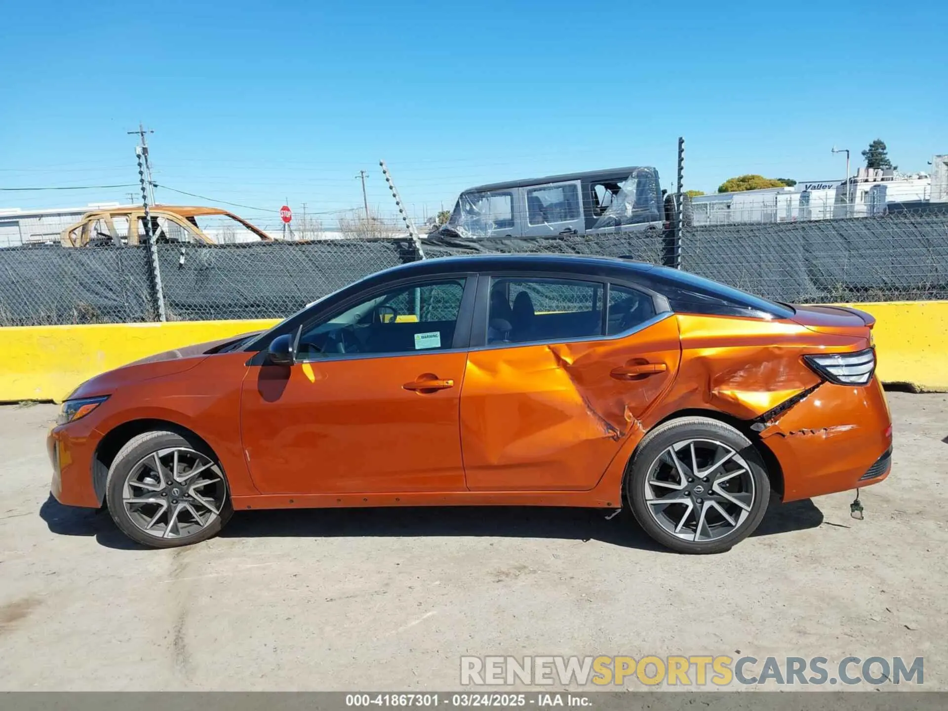 15 Photograph of a damaged car 3N1AB8DV0SY261305 NISSAN SENTRA 2025