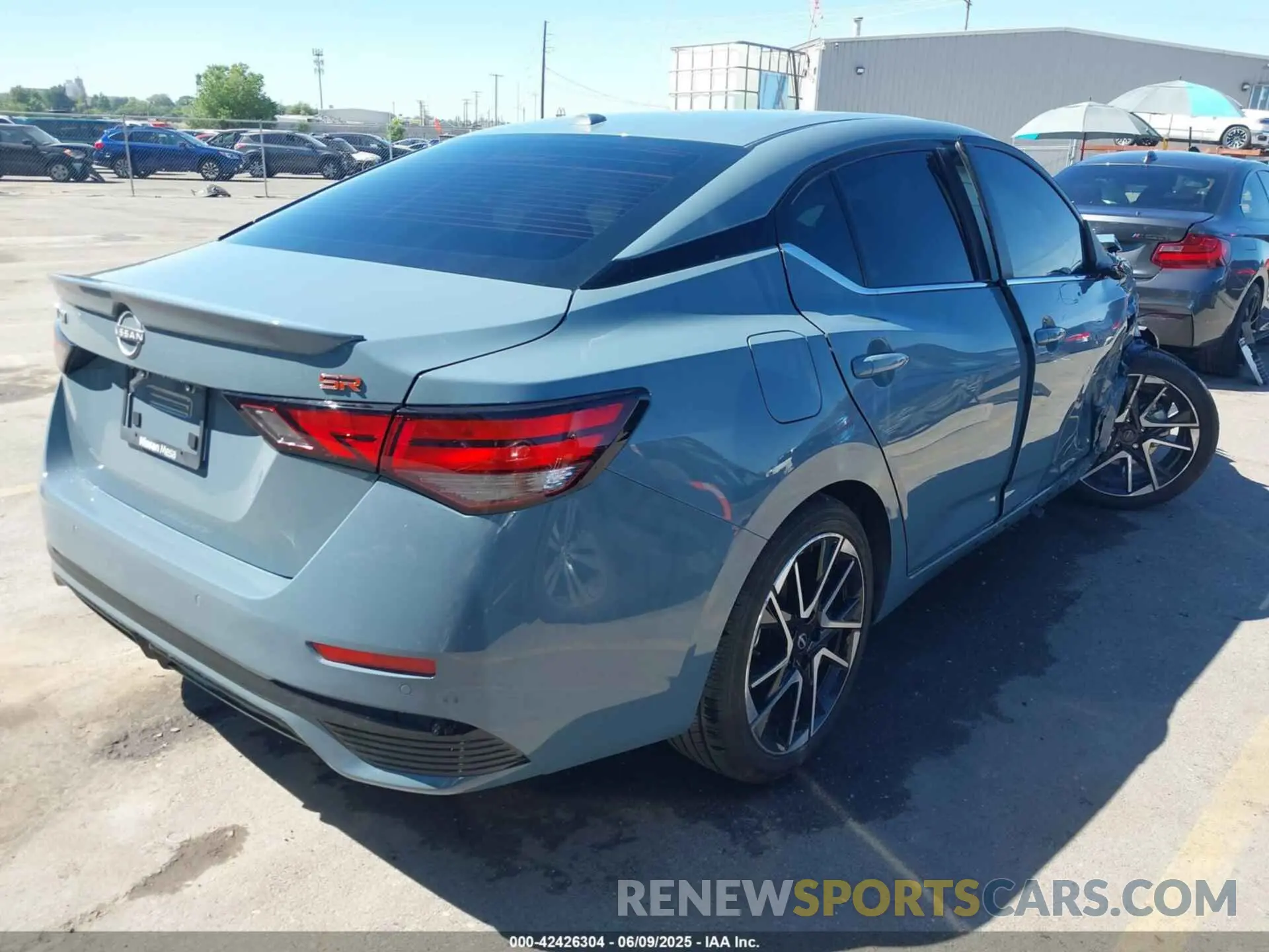 4 Photograph of a damaged car 3N1AB8DV0SY268643 NISSAN SENTRA 2025