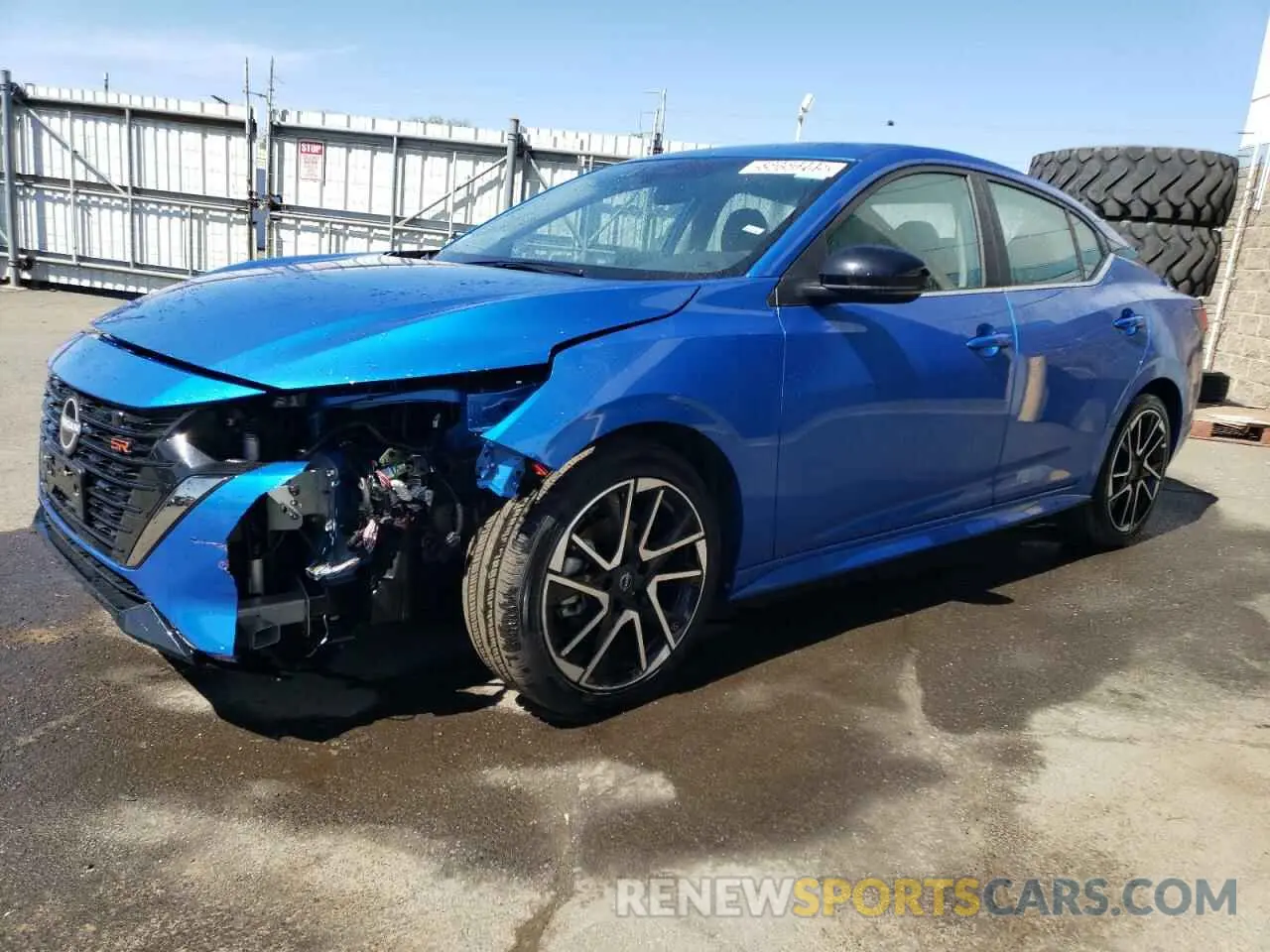 1 Photograph of a damaged car 3N1AB8DV0SY308977 NISSAN SENTRA 2025
