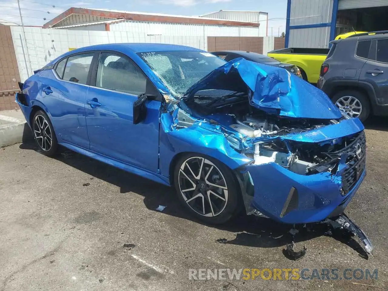 4 Photograph of a damaged car 3N1AB8DV0SY314388 NISSAN SENTRA 2025