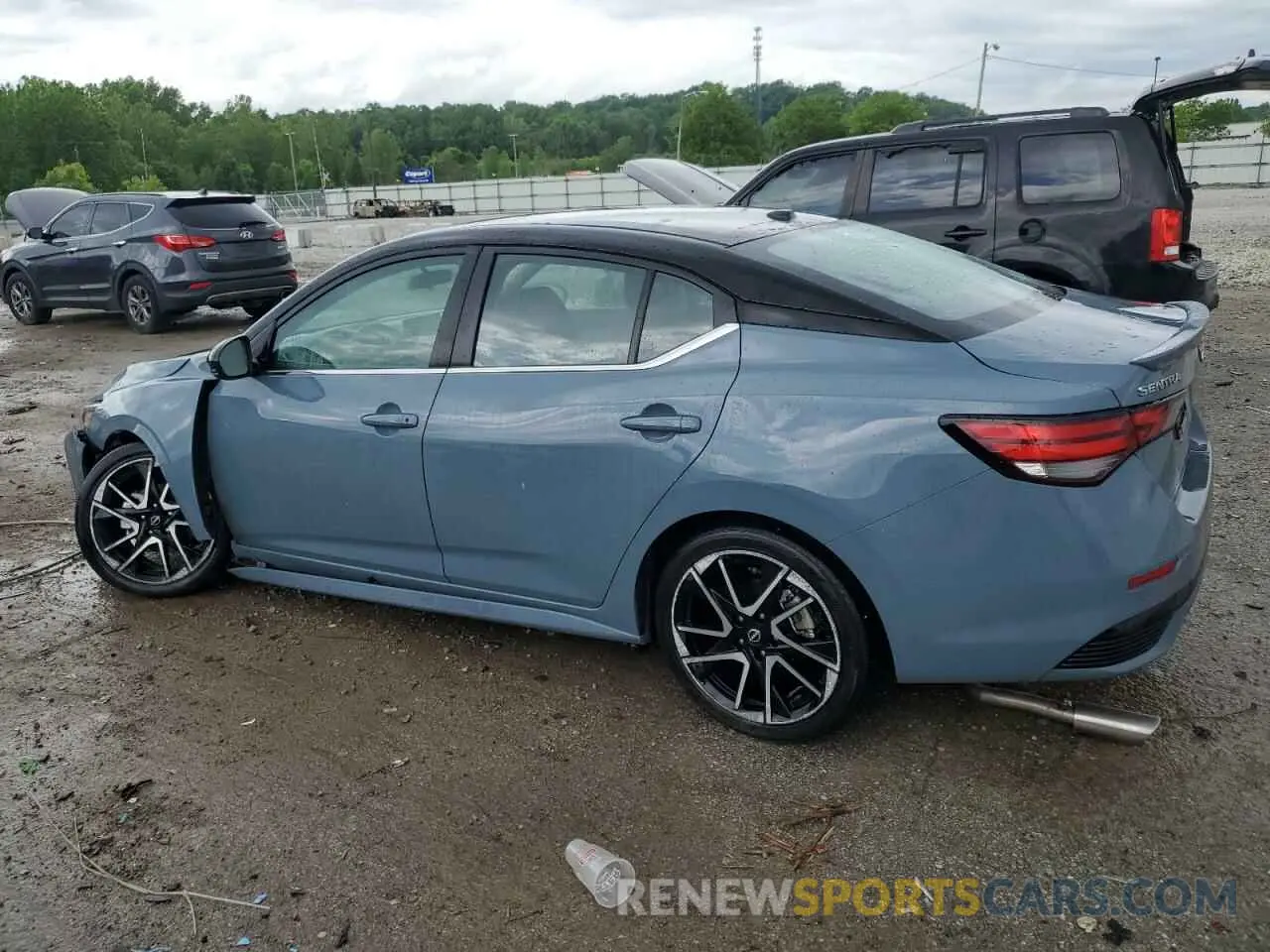 2 Photograph of a damaged car 3N1AB8DV1SY204370 NISSAN SENTRA 2025