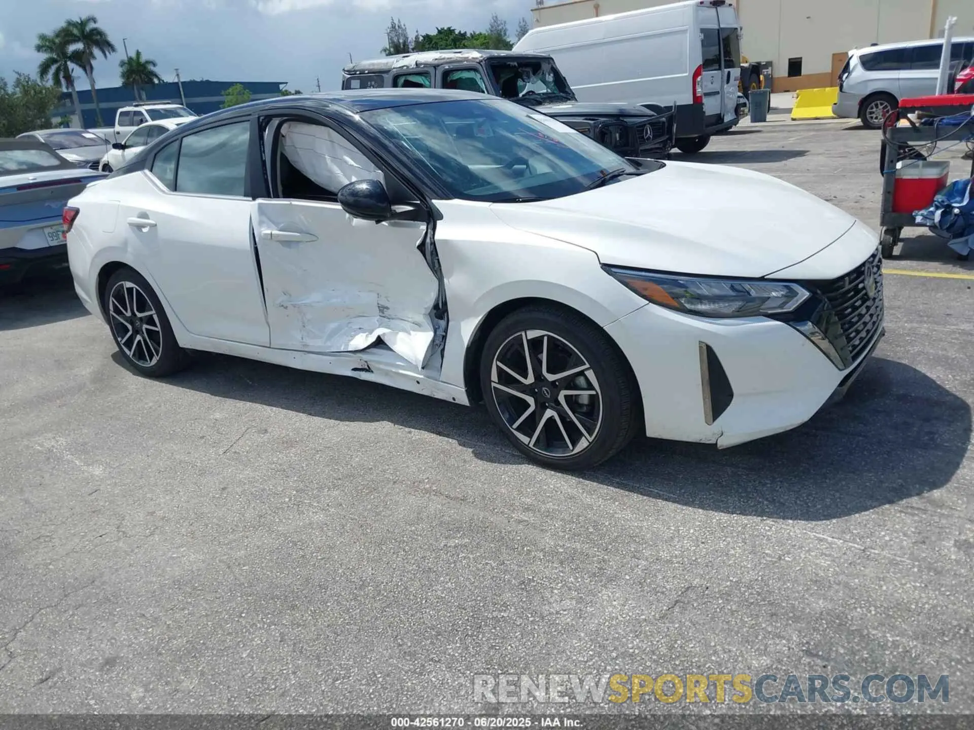 1 Photograph of a damaged car 3N1AB8DV1SY288416 NISSAN SENTRA 2025
