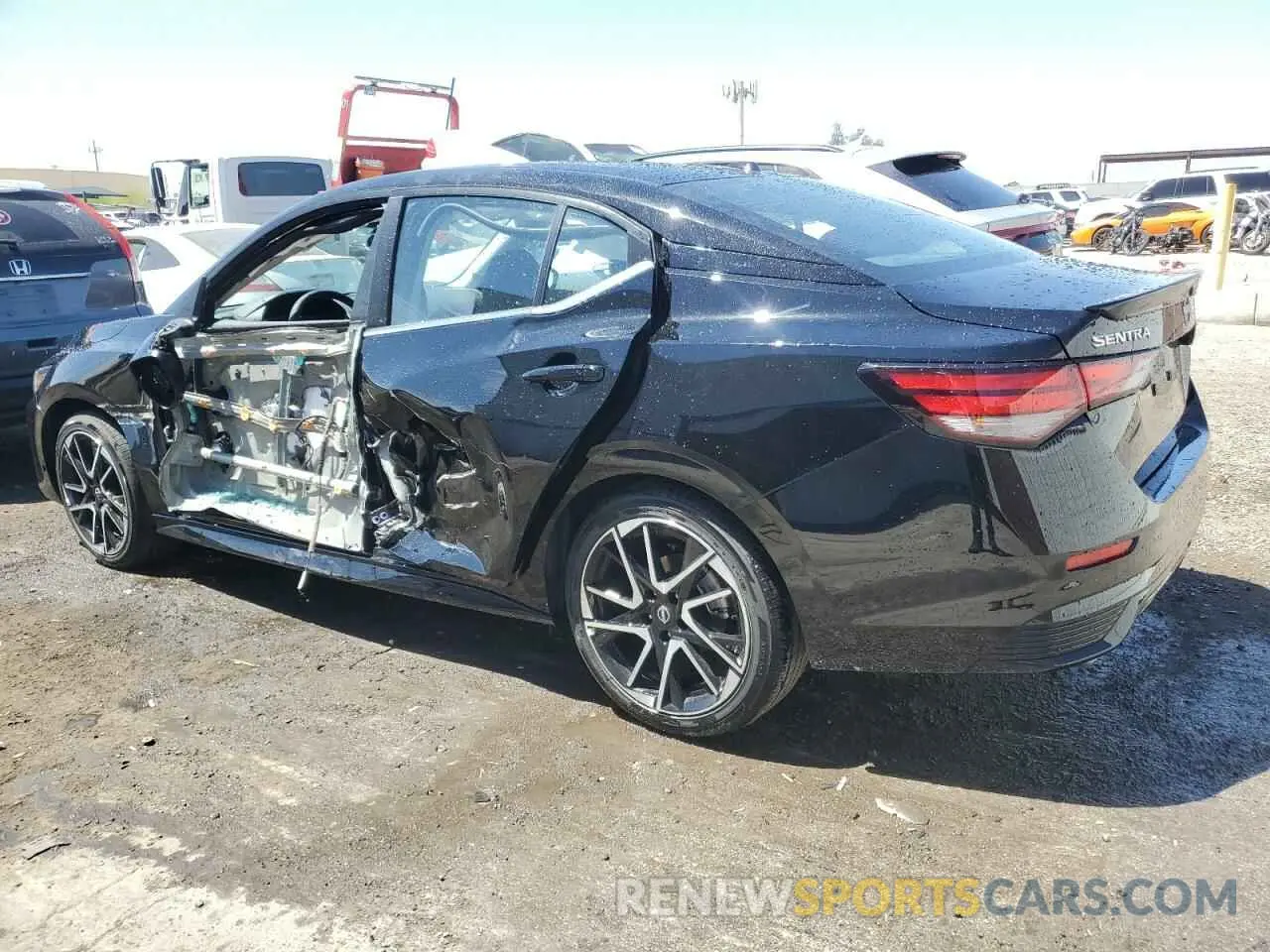 2 Photograph of a damaged car 3N1AB8DV1SY299531 NISSAN SENTRA 2025