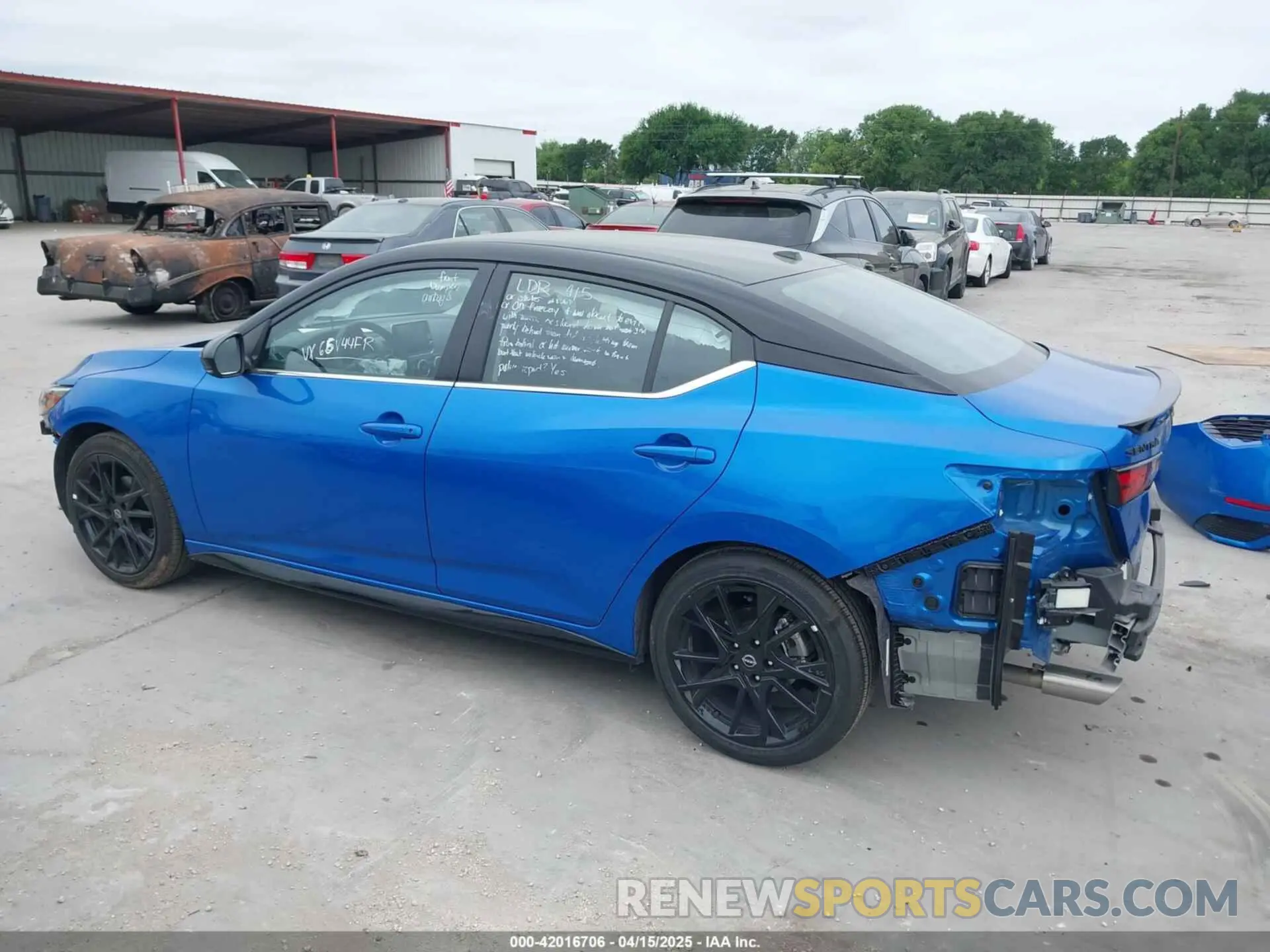 15 Photograph of a damaged car 3N1AB8DV3SY287672 NISSAN SENTRA 2025