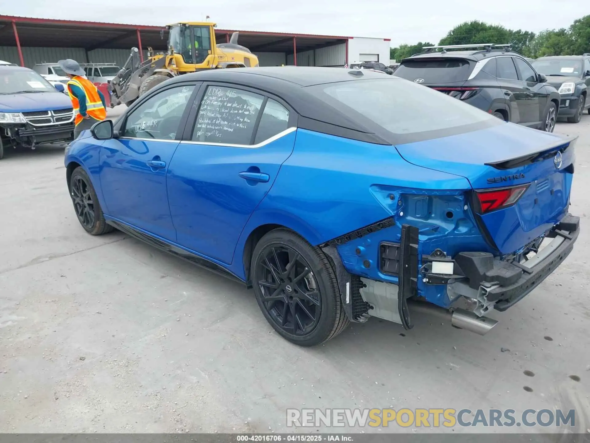 3 Photograph of a damaged car 3N1AB8DV3SY287672 NISSAN SENTRA 2025