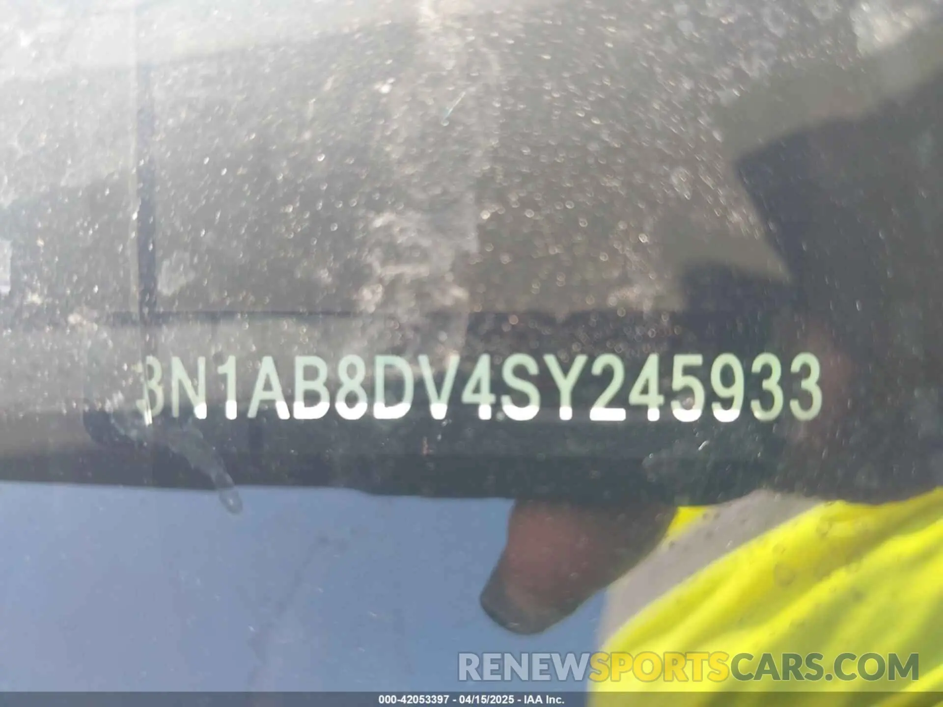 9 Photograph of a damaged car 3N1AB8DV4SY245933 NISSAN SENTRA 2025