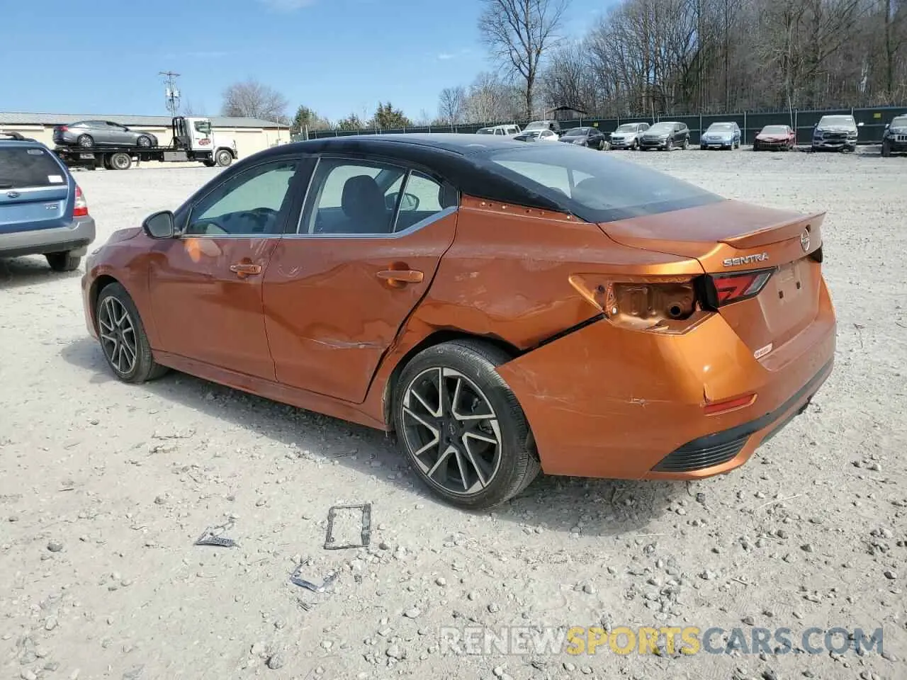 2 Photograph of a damaged car 3N1AB8DV4SY248461 NISSAN SENTRA 2025