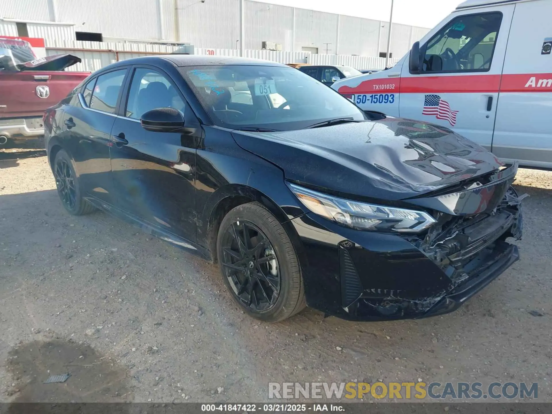 1 Photograph of a damaged car 3N1AB8DV5SY294705 NISSAN SENTRA 2025