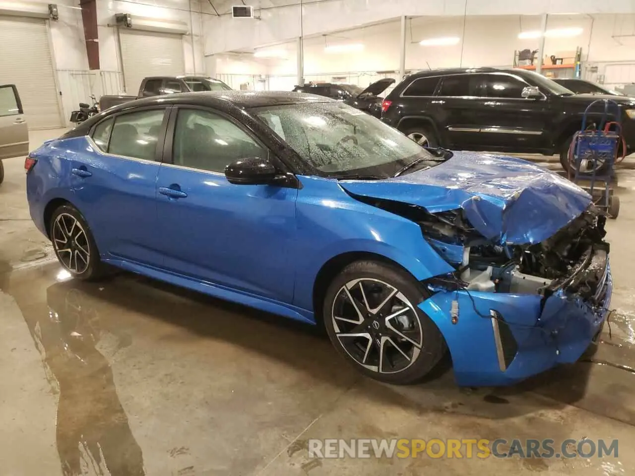4 Photograph of a damaged car 3N1AB8DV6SY216336 NISSAN SENTRA 2025