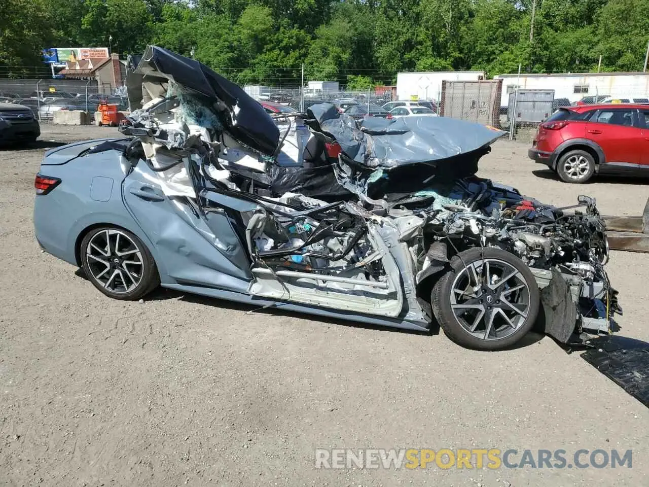 4 Photograph of a damaged car 3N1AB8DV6SY265181 NISSAN SENTRA 2025