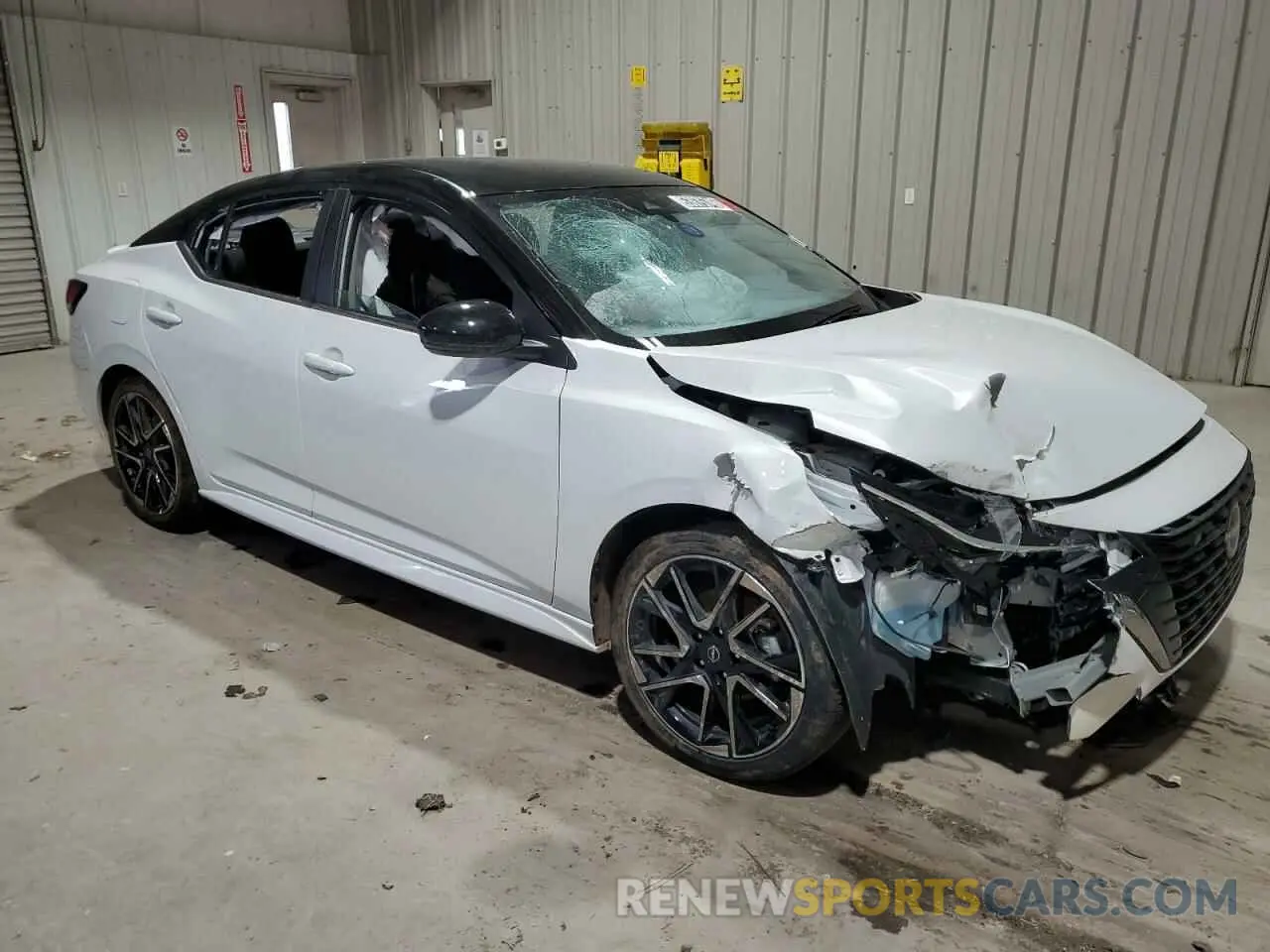 4 Photograph of a damaged car 3N1AB8DV6SY267013 NISSAN SENTRA 2025