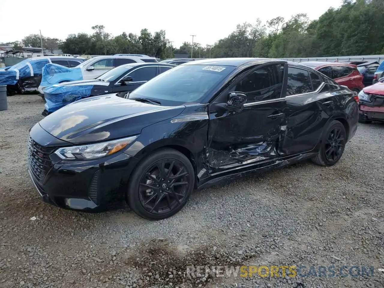 1 Photograph of a damaged car 3N1AB8DV6SY293000 NISSAN SENTRA 2025