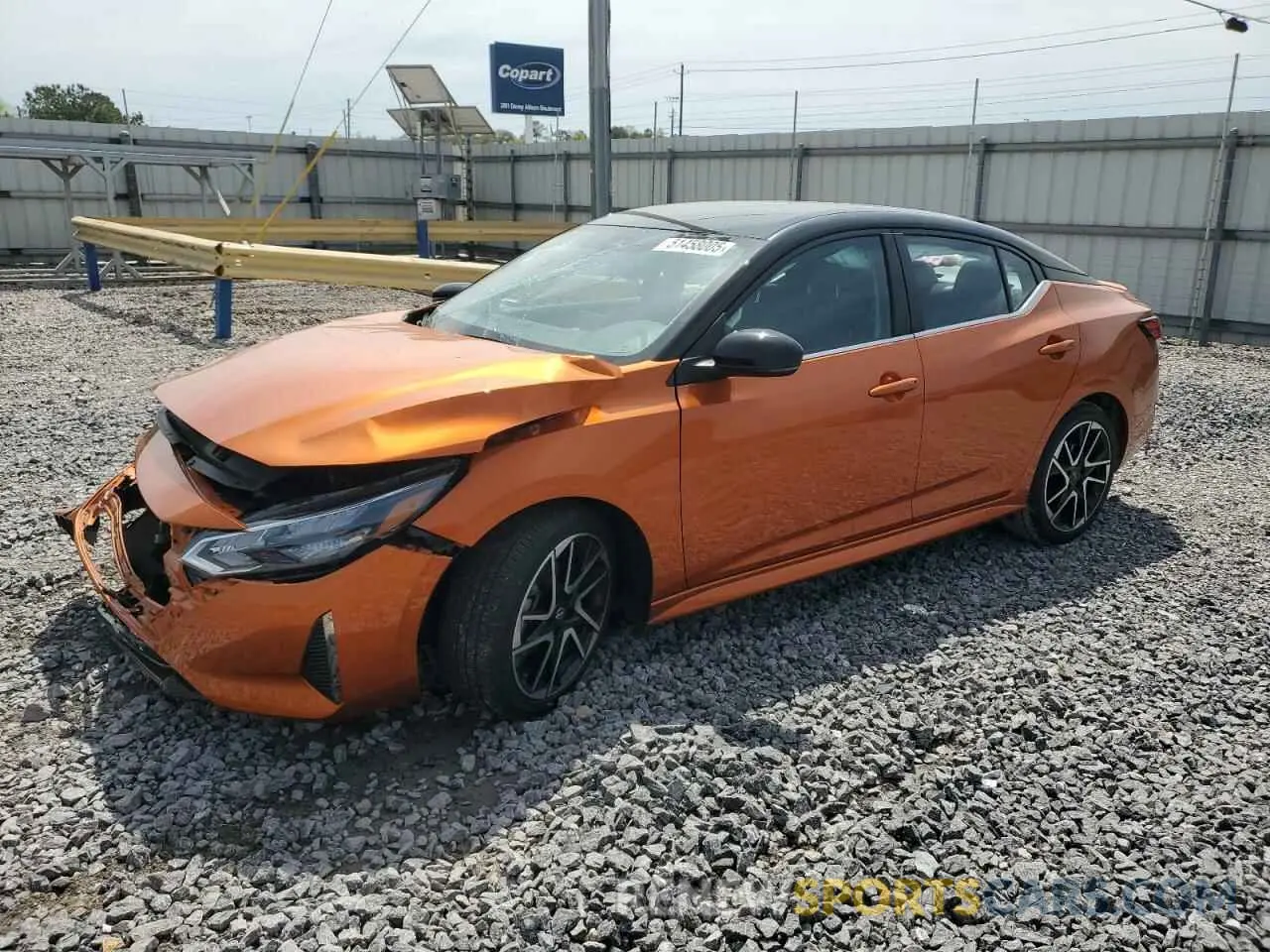 1 Photograph of a damaged car 3N1AB8DV8SY228827 NISSAN SENTRA 2025