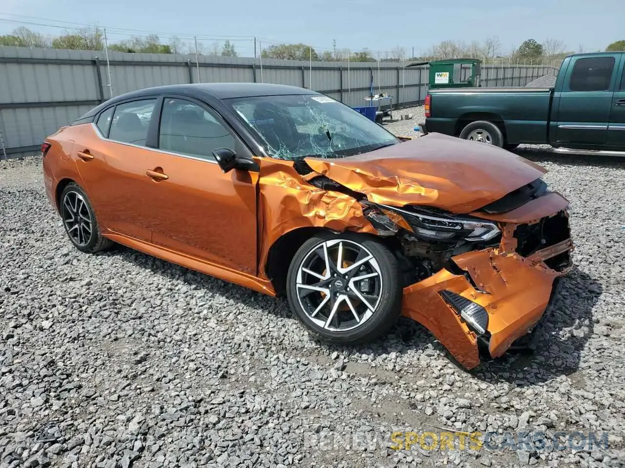 4 Photograph of a damaged car 3N1AB8DV8SY228827 NISSAN SENTRA 2025