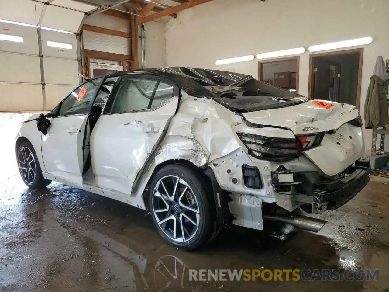 2 Photograph of a damaged car 3N1AB8DV8SY266462 NISSAN SENTRA 2025