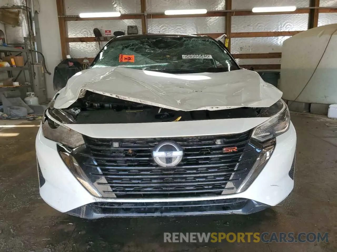 5 Photograph of a damaged car 3N1AB8DV8SY266462 NISSAN SENTRA 2025