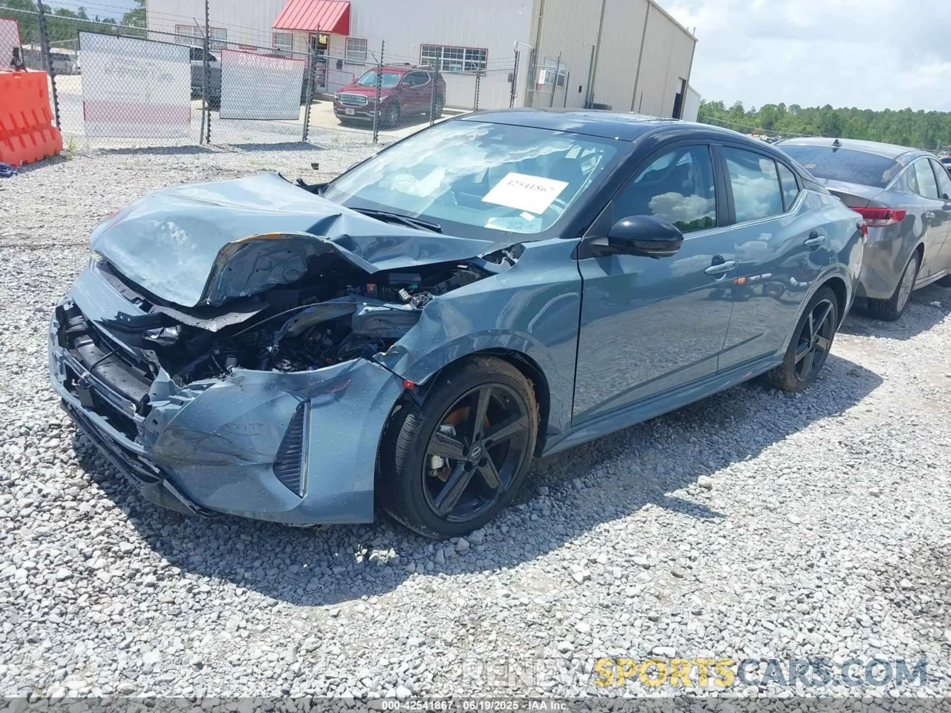 2 Photograph of a damaged car 3N1AB8DV8SY282824 NISSAN SENTRA 2025