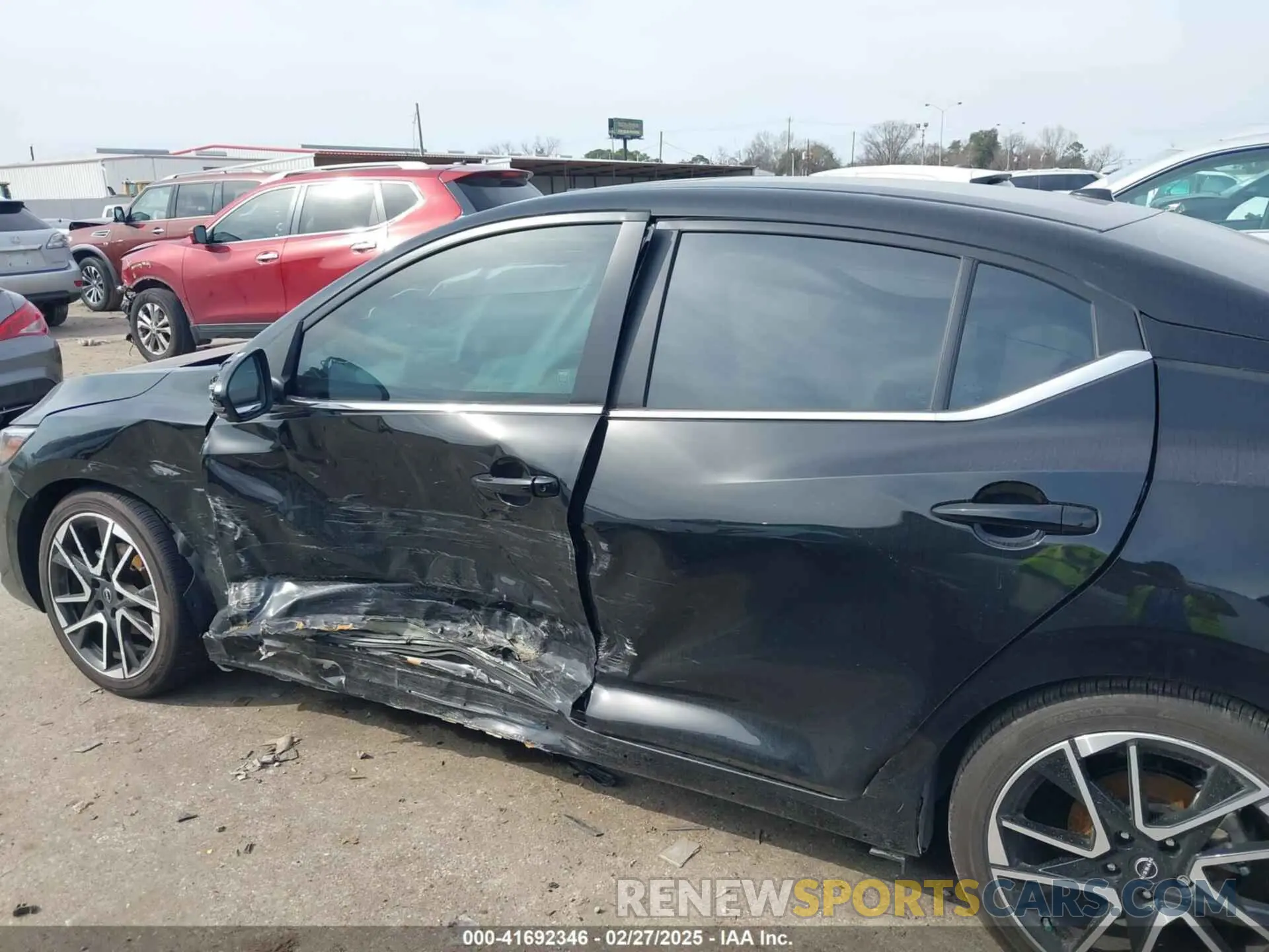 13 Photograph of a damaged car 3N1AB8DV9SY222356 NISSAN SENTRA 2025