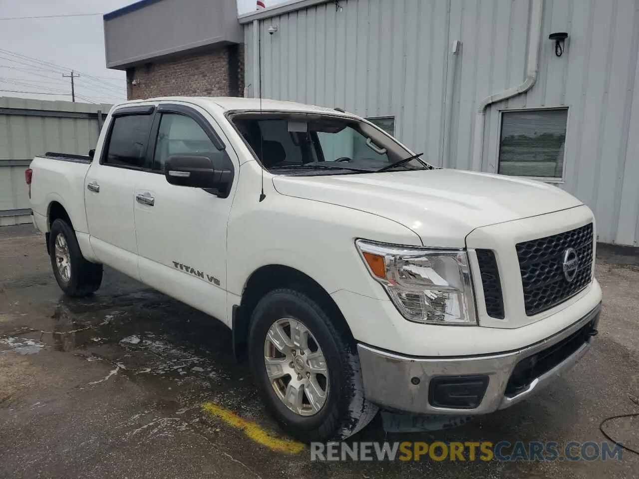 4 Photograph of a damaged car 1N6AA1E50KN502974 NISSAN TITAN 2019