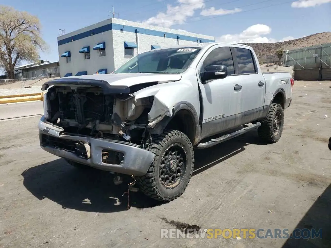 1 Photograph of a damaged car 1N6AA1E50KN506720 NISSAN TITAN 2019